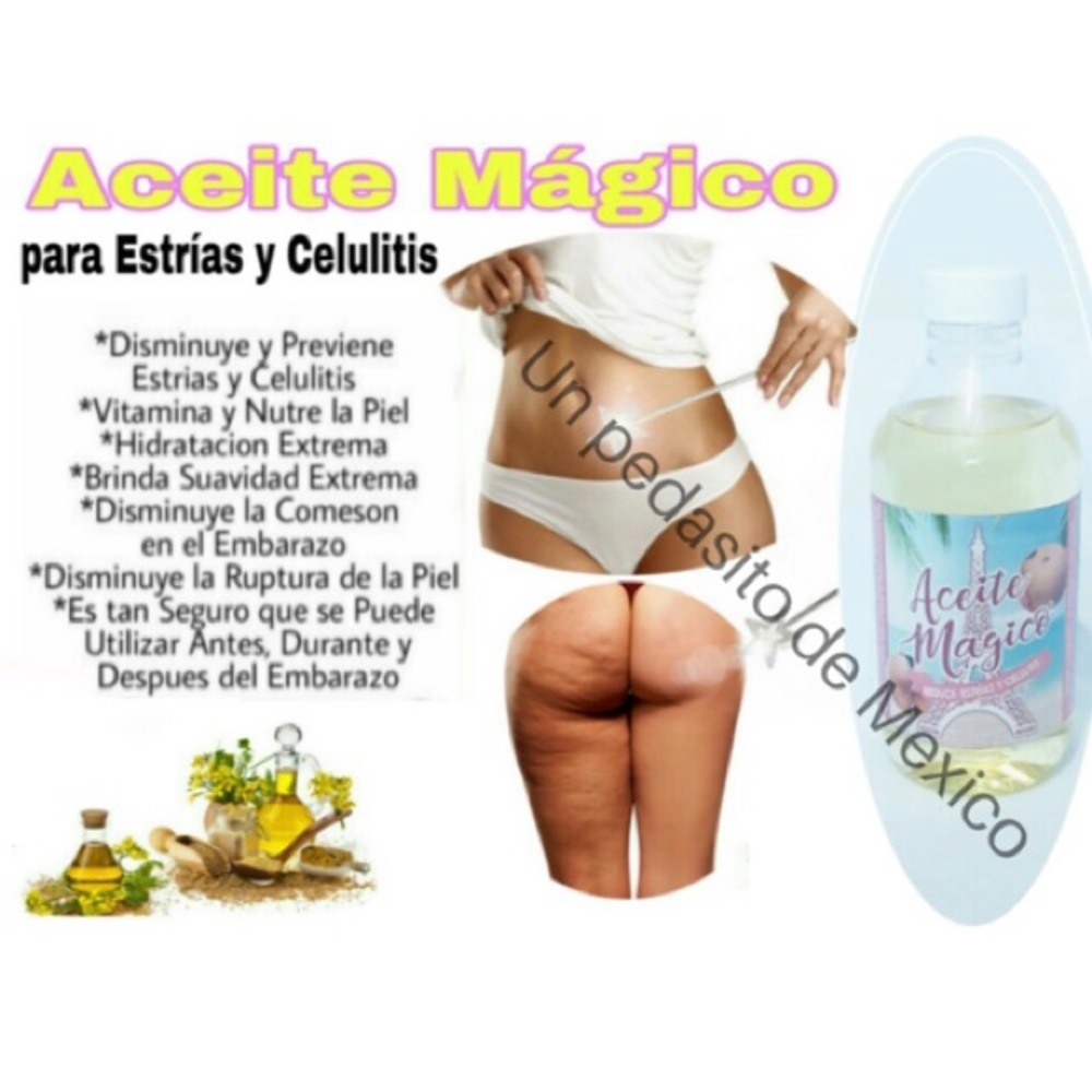 Aceite Mágico para estrías y celulitis